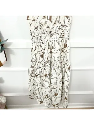 All About May Through the Trees Maxi Dress White Size US 6 thumbnail 6