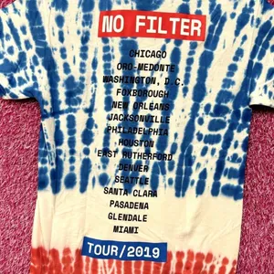 The Rolling Stones 2019 No Filter Tour Rock USA Tie Dye S thumbnail 3