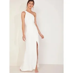 Cmeo Collective Pursue One-Shoulder Gown Ivory Size XS NWT thumbnail 5