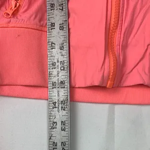 Lululemon size 6 street to studio pink Coral zip up Jacket yoga active athleisur thumbnail 7