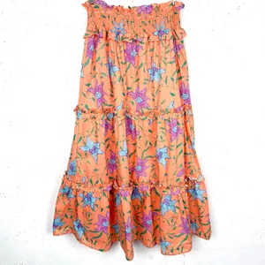 Tuckernuck Hyacinth House Odette Maxi Skirt Floral Multi Orange Size Small thumbnail 4