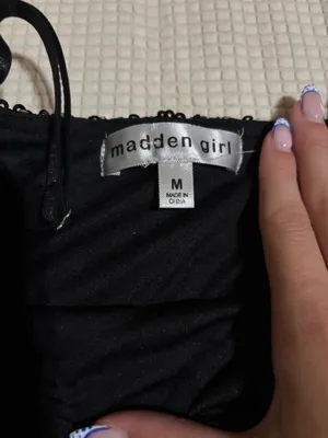 madden girl party sparkle top thumbnail 3