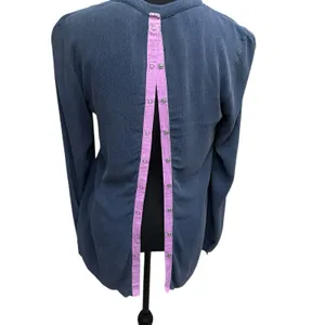 Free People Shirt Womens X-Small Blue Oversize Button Lagenlook Slouchy Blouse‎ thumbnail 6