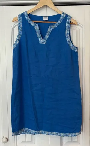 Sigrid Olsen Blue Dress‎ Size Small thumbnail 1