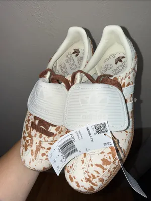 Adidas Samba LT W Cow Print Pony Hair Sneakers NWT 5.5 thumbnail 2