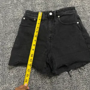 Madewell Black Jean Shorts thumbnail 3