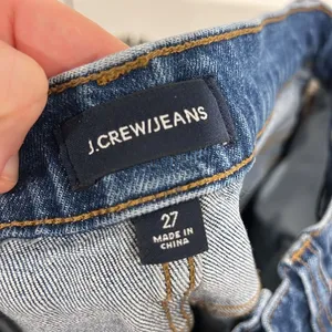 J. Crew Slim Broken-in Boyfriend‎ Distressed Blue Denim Jeans Womens Size 27 thumbnail 5