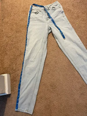 Top Shop light wash Straight Leg Jeans thumbnail 11