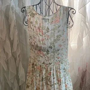 Frye L floral button down pockets Floral Maxi Dress thumbnail 8