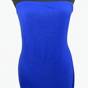 Strapless knit dress Blue Size undefined thumbnail 2