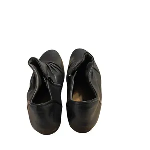 Naot Leather Ankle Booties Black Heeled Boots Side Zip size 41 US 10-10.5 thumbnail 7