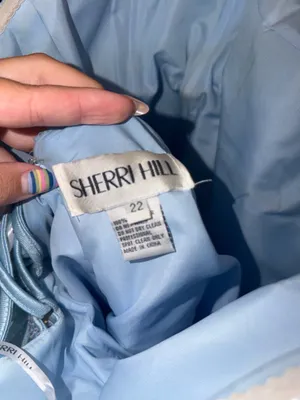 Homecoming Dress Sherri Hill Blue thumbnail 3