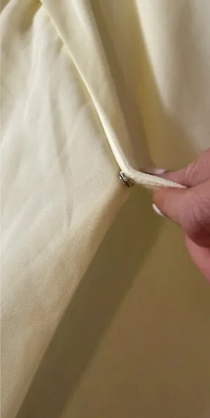 Boutique Ivory Satin Mini Romper thumbnail 4