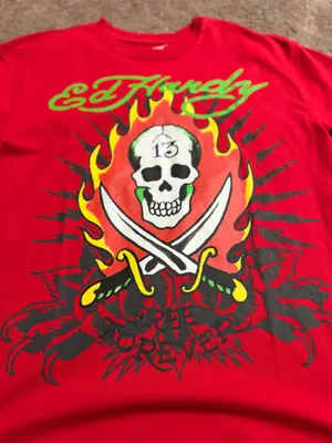 Ed Hardy graphic tee thumbnail 3