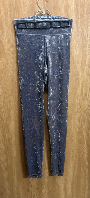 Aerie Blue Crushed Velvet Leggings thumbnail 4