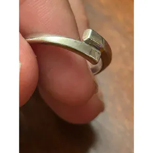 Ring band silver plated size 6.25 2.25g thumbnail 3