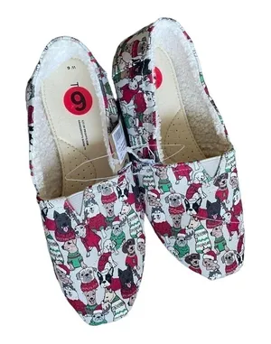 Toms Dogs Winter Sweaters 6‎ Christmas Shearling Lined Shoes Holiday thumbnail 1