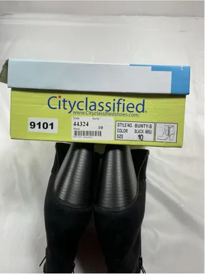 Womans New City Classified Bunty Ankle Bootie Black Size 10 thumbnail 6