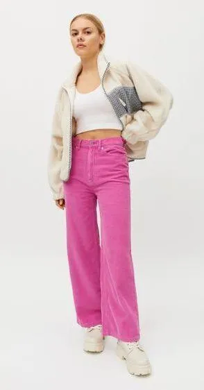 Urban Outfitters BDG High&Wide Corduroy Pants thumbnail 5