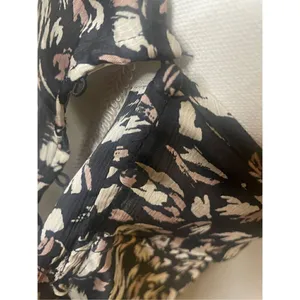 Free People Printed Hang on slip Dress Night Combo Black Tan Size S/P thumbnail 8