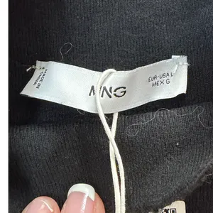 Mango MNG Black Mock Neck Long Sleeve Sweater NWT Size L 77085636 thumbnail 4