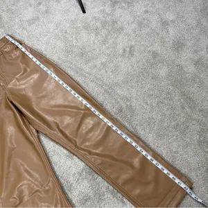 Abercrombie & Fitch Curve Love 90s Straight Ultra Hi Rise Pants Vegan Leather 31 thumbnail 16
