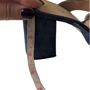 Club Monaco Wrap Sandals Aelena Size 7 Blue Suede Heeled thumbnail 8