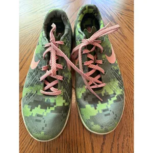 Nike Metcon 3‎ Womens Training Shoes Green Digital Camo Pink Size 8.5 thumbnail 3