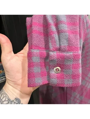 Soft Surroundings Asymmetrical Plaid Button Front Tunic – XS thumbnail 4