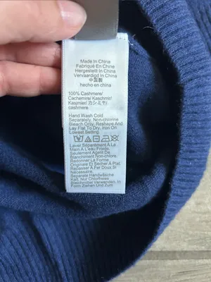 J. Crew Navy Short-Sleeve cashmere Polo Sweater thumbnail 5