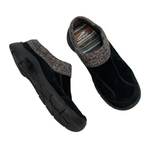 Dansko Eartha Black Suede Slip-On Shoes Size 39 sweater trim thumbnail 1