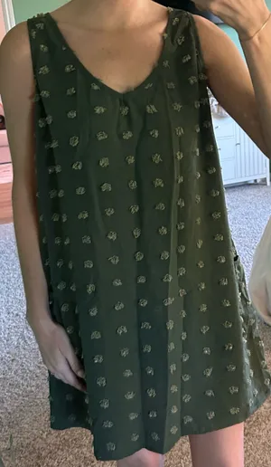 Green Polkadot Mini Dress thumbnail 2