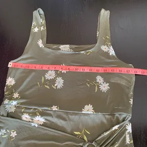 No Boundaries Olive Floral Dress thumbnail 3