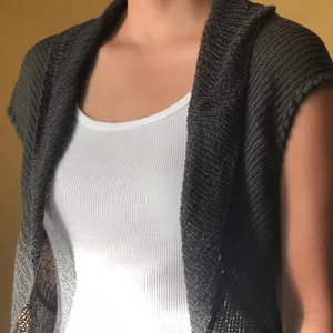 Knit Cover Top Gray thumbnail 1