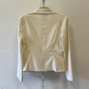 Rampage Clothing Company Cream Two Button Blazer Jacket Notched Lapel Size Med thumbnail 2