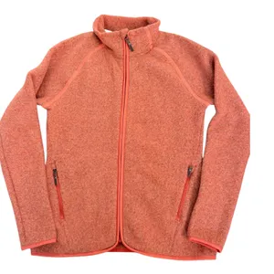 Smartwool Womens Hudson Trail Fleece Full Zip Jacket Canyon Rose Orange Medium thumbnail 6