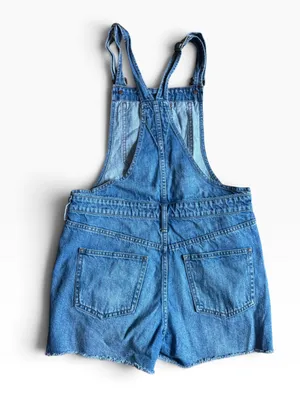 Madewell Women’s Blue Adirondack Short Overalls thumbnail 3