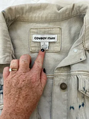 Cowboy Stars Denim Jean Jacket thumbnail 4