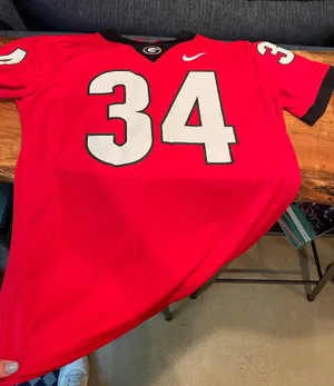 Nike Herschel Walker Georgia Jersey Red thumbnail 1