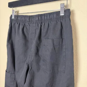 Dagacci Straight Wide Leg Black Scrubs Pants Size Small thumbnail 7