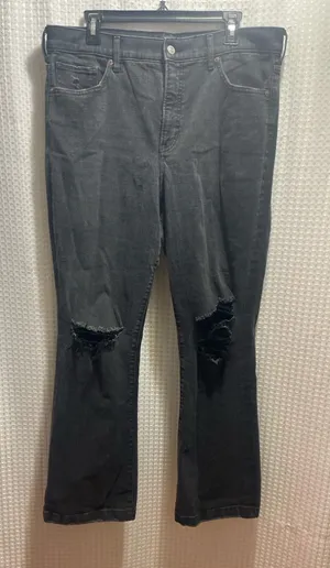 Black Distressed Jeans thumbnail 1