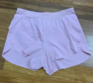 Lululemon Find Your Pace Shorts Women's Size Small Pink Athletic Running Workout thumbnail 1