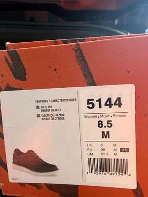 Red Wing Worx 5144 Steel Toe Leather‎ Work Shoes Zinc Oxford Womens 8.5 M Grey thumbnail 7