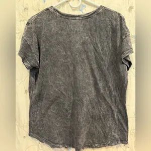 Vintage Black Floral Graphic Tee Size M thumbnail 4