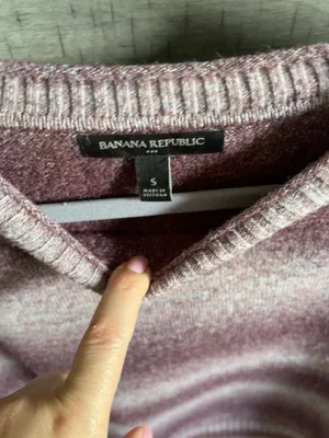 Banana Republic Ombré Sweater Mauve Size S thumbnail 3