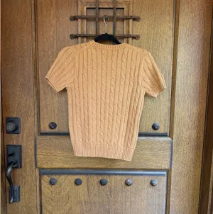 Aritzia Polo Ralph Lauren camel brown cable knit sweater Size XS thumbnail 5