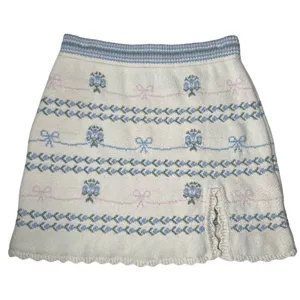 Love Shack Fancy Pawley Knit Mini Skirt Size Large thumbnail 2
