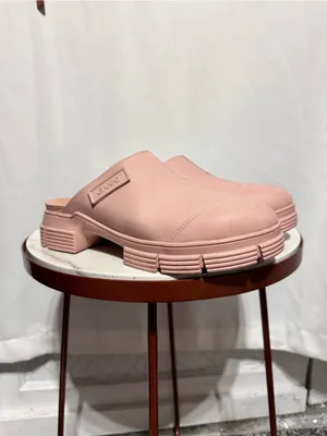 GANNI Mules in Pink Nectar Size 40 9.5 full set thumbnail 4