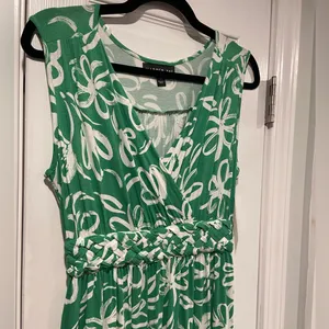 NWT Harper 241 Size S Green Wrap Top Braided Elastic Waist Sleeveless Maxi Dress thumbnail 2