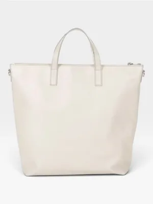 Prada White Saffiano Leather Large Tote Bag Purse WITH COA thumbnail 5